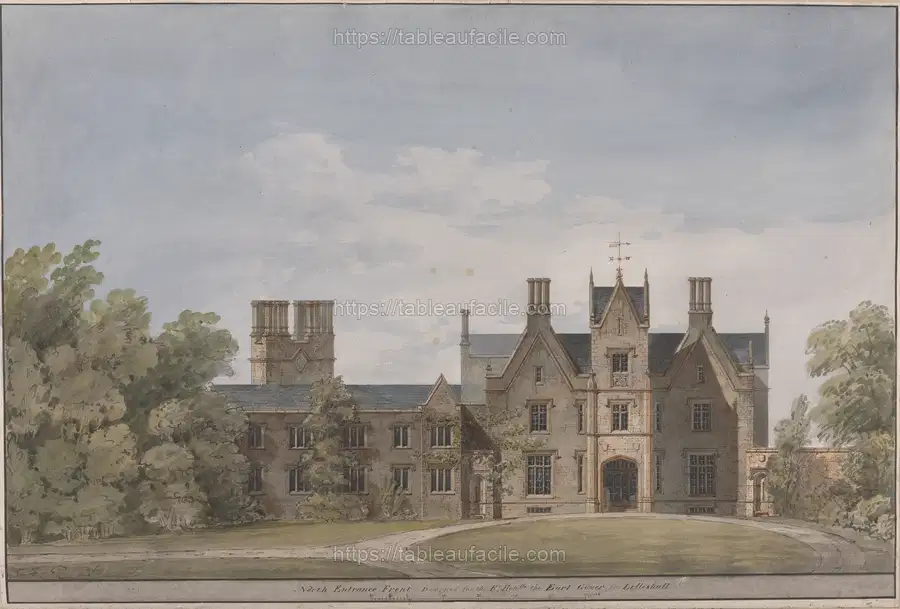 Lilleshall, Shropshire North Entrance Front apercu