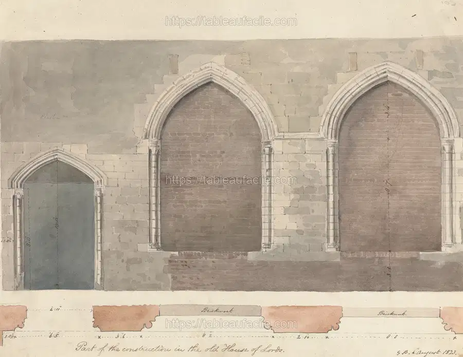Part of the Construction in the Old House of Lords apercu