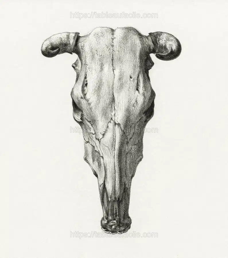 Skull of a cow (1816) by Jean Bernard 1 apercu