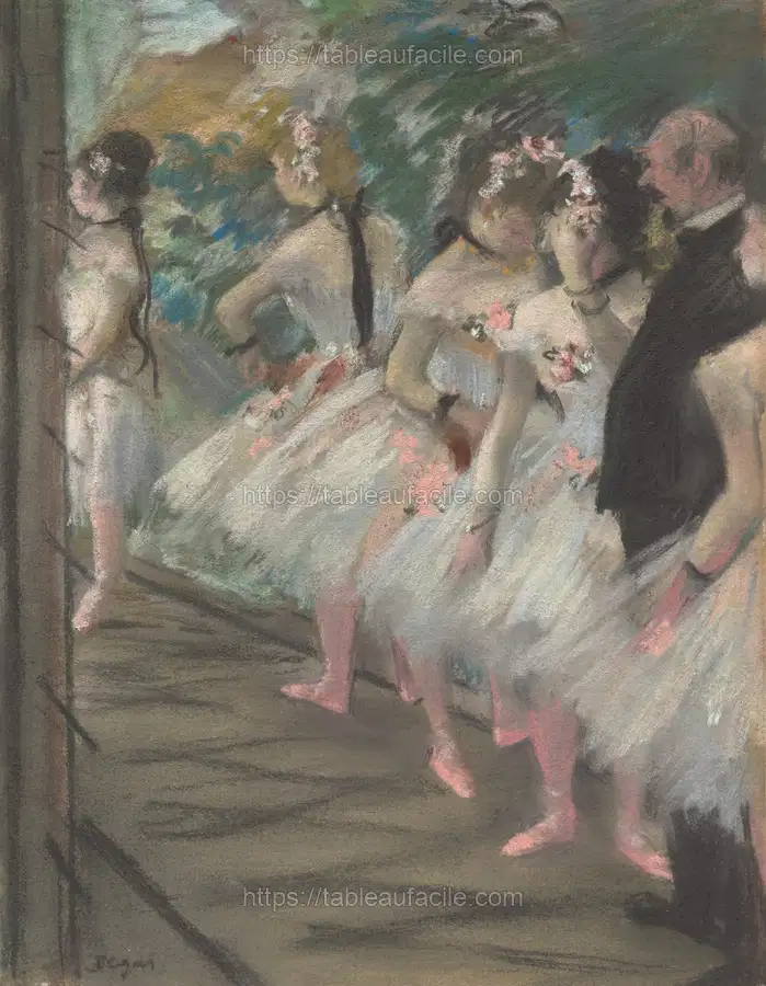 The Ballet (ca. 1880) by Edgar Degas. apercu